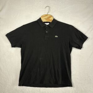 Lacoste L1212 Classic Fit Polo Shirt Black Men’s XXL‎ Short Sleeve